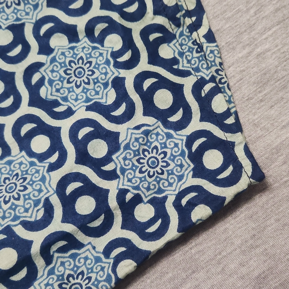 Handmade Indian Casual Collared Button-Down Printed Cotton Summer Shirt - Picture 10 of 12